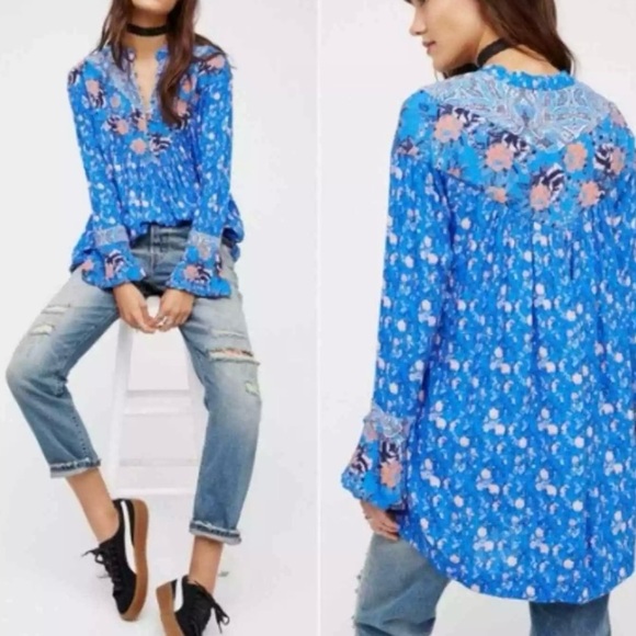 Free People 'Wildflowers' Fields Tunic - Size S - Picture 1 of 8